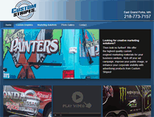 Tablet Screenshot of customstripes.com